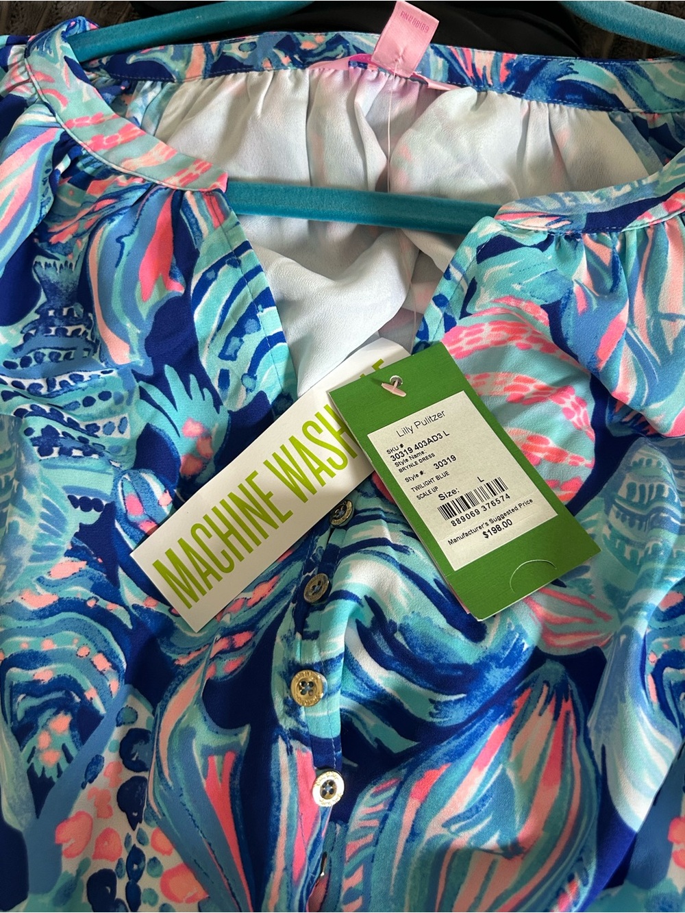 NWT! Lilly Pulitzer Shell-Print dress - Picture 4 of 6